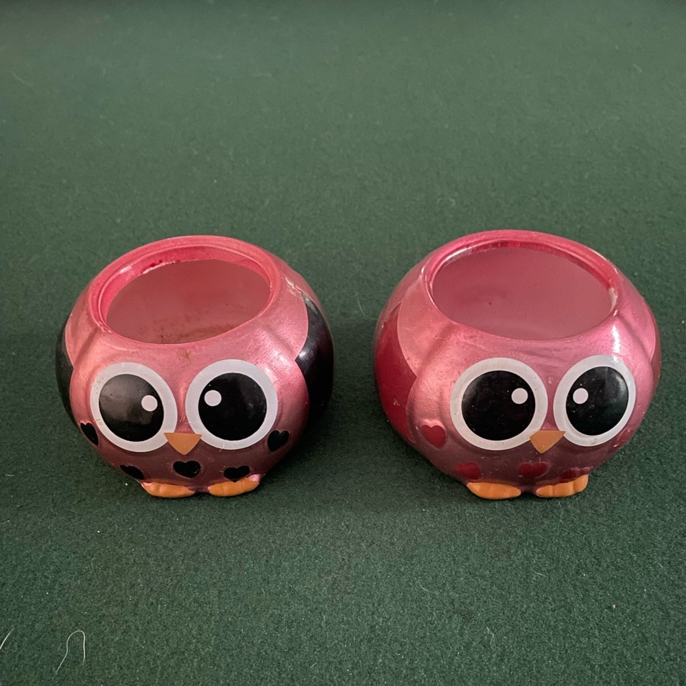 Rocket Farms Metallic Owl Succulent Pots